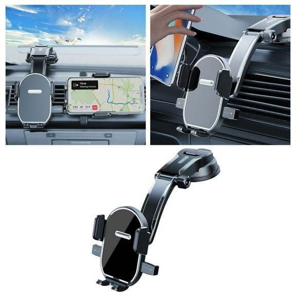 BotaniNest Mobile Phone Holder Car 25 Kg Force 360° Rotation Quick Release For 4 7.2 Inch Car Mobile Phone Holder Universal Mobile Phone Holder Car Mobile Phone Holder With Long Gooseneck