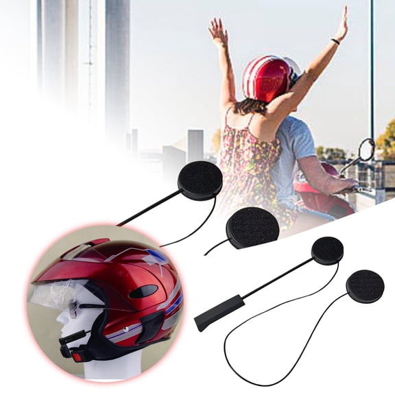 BotaniNest Motorcycle Headset With Automatic Response Microphone Wireless Headset Suitable For Outdoor Riding Motorcycles Music Playback
