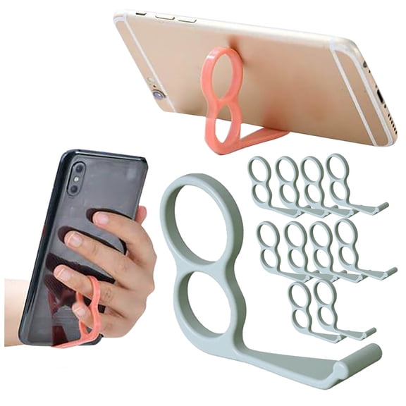 BotaniNest Multifunctional Bracket Creative Finger Mobile Phone Bracket Ring Bracket 10PCS