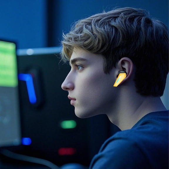 BotaniNest New Cool Sports Car Design Wireless Headset 5.2 Mode Gaming Headset Headset That Makes The Game More Realistic