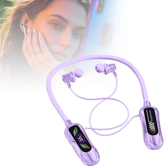 BotaniNest New Wireless Neck Hanging Neck Headset Long Battery Life In Ear Sports Design The Companion For Sports Moments!
