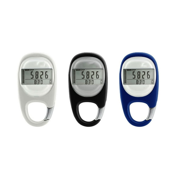 BotaniNest Pedometer For Walking Accurate Step With Carabiner 3D Step Counter For Seniors