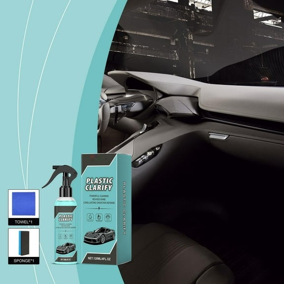 BotaniNest Plastic Clarify For Cars Black Trim Restorer Spray For Interior & Exterior Car Cleaner & Conditioner Rubber//Vinyl Resume Non Greasy Plastic Restoration 120ml