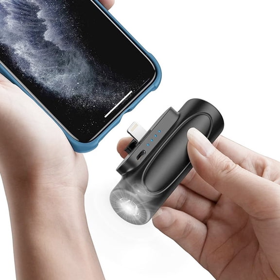 BotaniNest Pocket Sized High Power Flashlight And 5000mAh Portable Power Bank For Smartphones