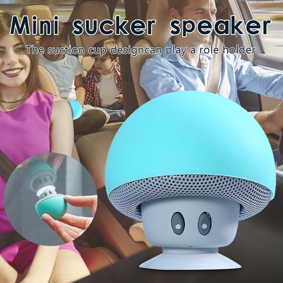 BotaniNest Portable Cute Mini Wireless Blueteeth Speaker Subwoofer With Silicone Suction For Family Friend Kid