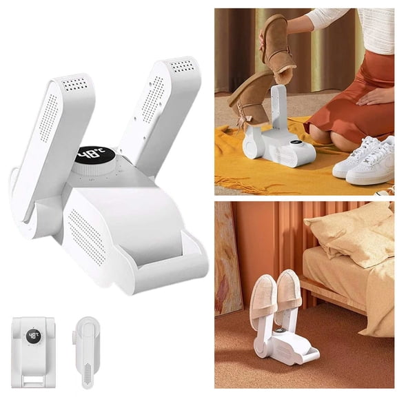 BotaniNest Portable Shoes Boots Dryer Warmer Adjustable Foldable Rack