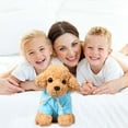 thumbnail image 1 of BotaniNest Puppy Plush Toy Doll Teddy Dog Rag Doll Cute Cute Trumpet Animal Doll, 1 of 3
