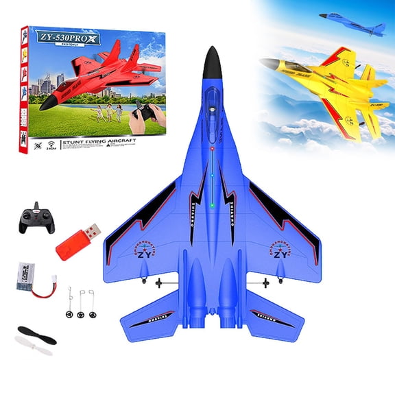BotaniNest Remote Control Aircraft Fixed Wing Aircraft Model Remote Control Toy 360° Remote Control Aircraft With Lights