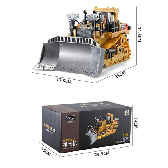 BotaniNest Remote Control Truck Cater Pillar Remote Control Car Excavator Toy Alloy