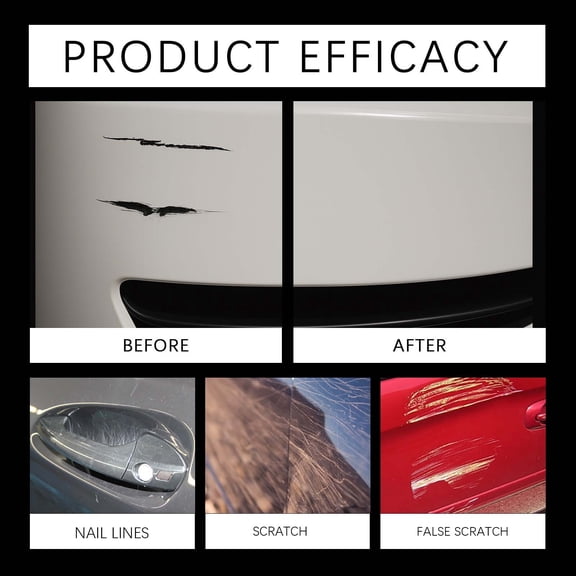 BotaniNest Scratch & Swirl Remover Car Scratches Removal For Vehicles Paint Wax For Cars Motorcycles SUVs RVs Trucks With Pad & Towel To Scuff Easily