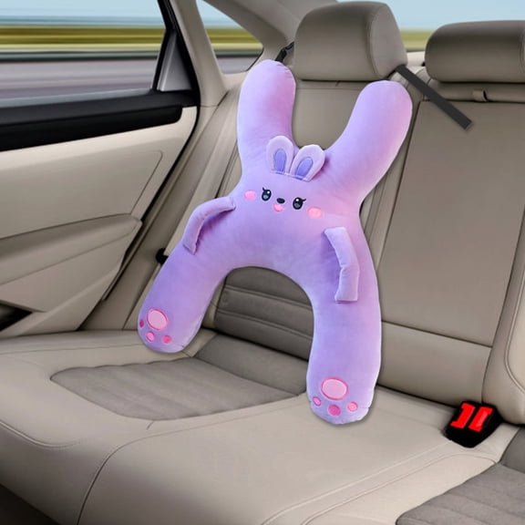 BotaniNest Sleeping Pillow For Car Children Car Seat Cushion Children Children's Travel Pillow H Shaped Car Seat Belt Cushion Travel Car Plane Train