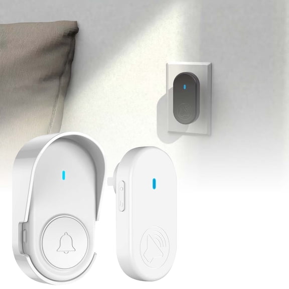 BotaniNest Smart Home Wireless Doorbell For With Alert Long Range Interference Chime Ideal For Elderly Easy Plug In Installation