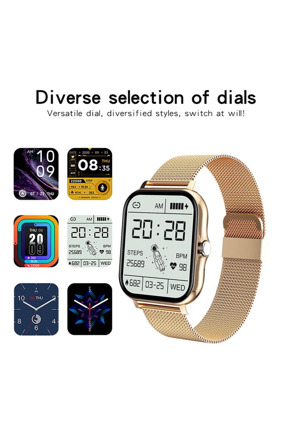 Smart Watch With 1.83 Inch Screen Fitness Calling Heart Rate Sleep Tracking