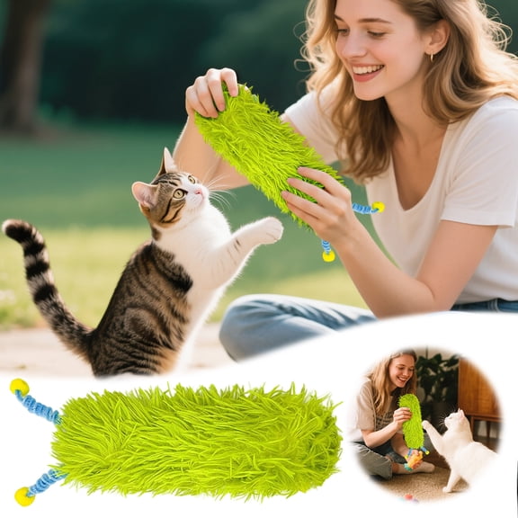 BotaniNest Soft And Durable Cat With Antenna Rich Colors Indoor Interactive Cat Companion