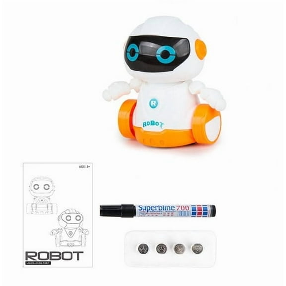 BotaniNest Sound Track Drawing Early Education Intelligent Robot Toy This Function Can Improve Motor Skills And Encourage Gaming.