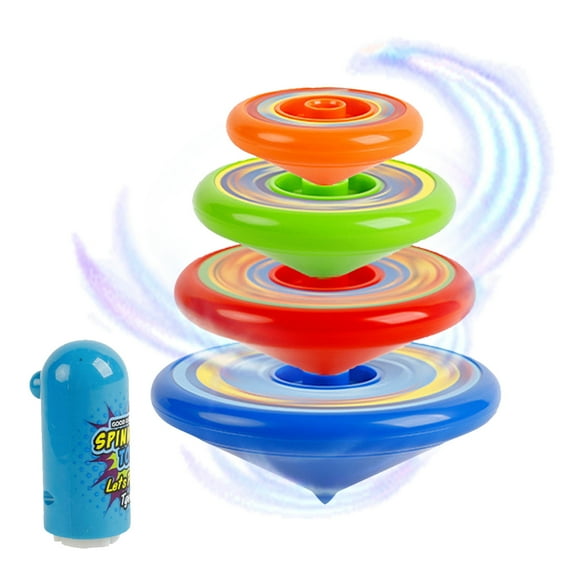 BotaniNest Spinning Top Children'S Hand Turning Luminous Stacking Superimposing Top Color Top Toy Random Color