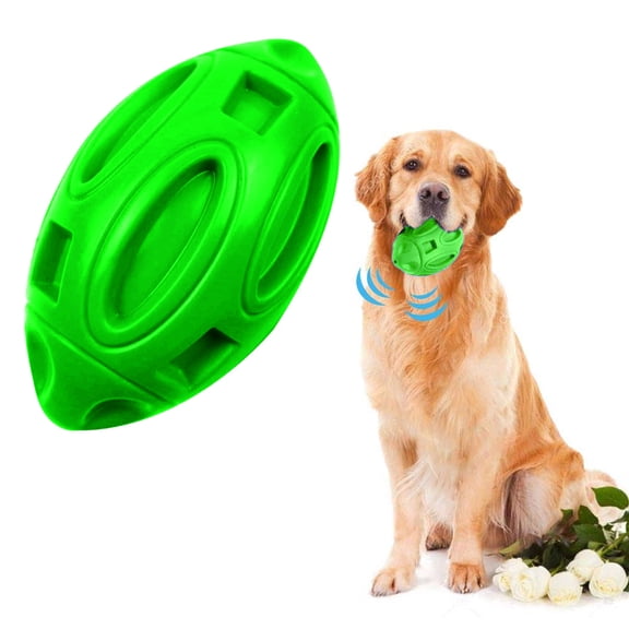 BotaniNest Squeaky Dog Toys For Chews: Rubber Puppy Chew Balls With Squeaks Virtually Indestructible And Durable Pet Toy For Medium And Large Breeds