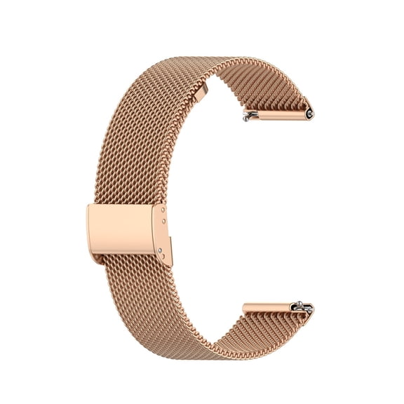 BotaniNest Suitable compitable with Garmin Vivoactive 4s Metal Replacement Strap 18mm Quick Release Stainless Steel Metal Mesh Wristband Strap