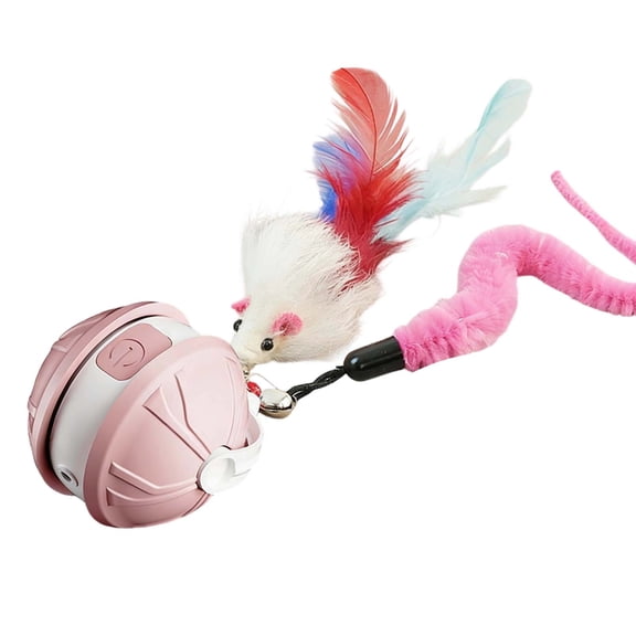 BotaniNest Tail Equipped Automatic Intelligent Roller Indoor Interactive Motion Sensing For Cats Rechargeable And Design To Boredom For And Puppies