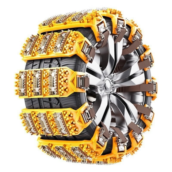 BotaniNest Thorn Pattern Heavy Duty Tire Chains Traction Enhanced For Trucks SUVs Winter Driving