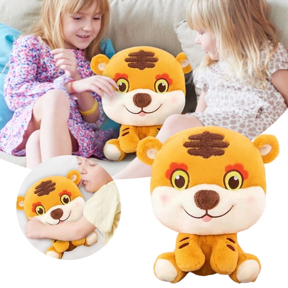 BotaniNest Tiger Stuffed Animal Zoo Toy Soft Cuddly Doll For Kids Boys Girls Nursery