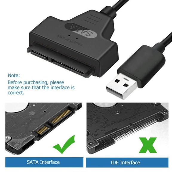 BotaniNest Total (7pin+15pin) USB2.0 22pin To Drive Adapter Easy Length USB HUB