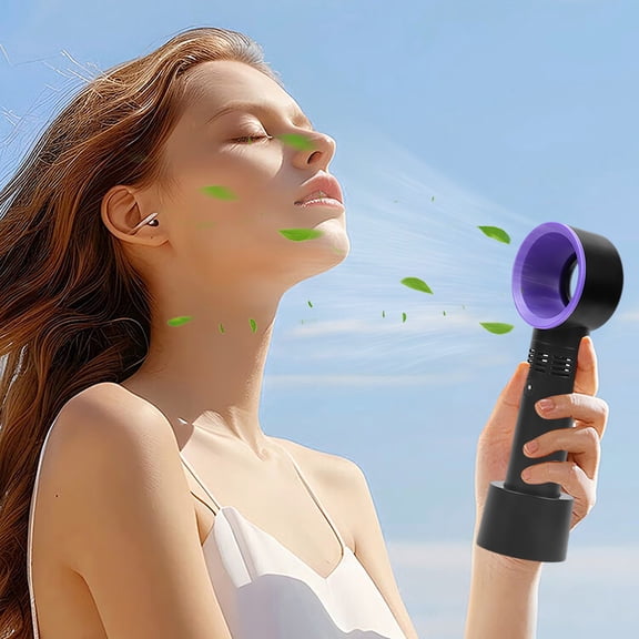 BotaniNest USB Rechargeable Handheld Desktop Fan Cordless Personal Blower For Drying Eyelash Extensions Fast Airflow Quiet Operation