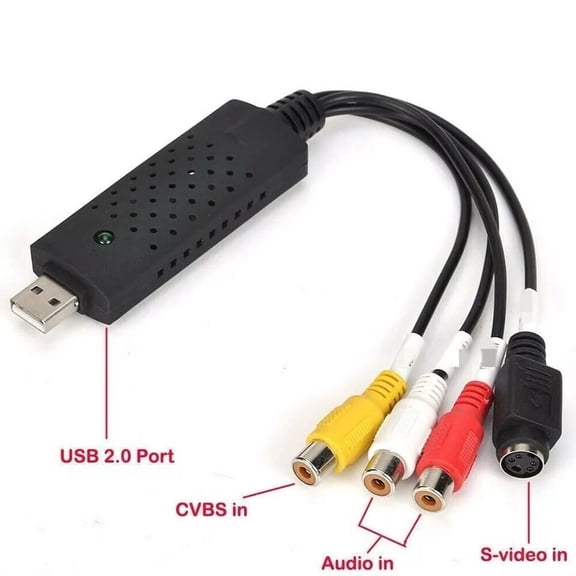 BotaniNest USB Video Card To USB Converter For PC Laptop Streaming Recording Compatible With Any Computer Device