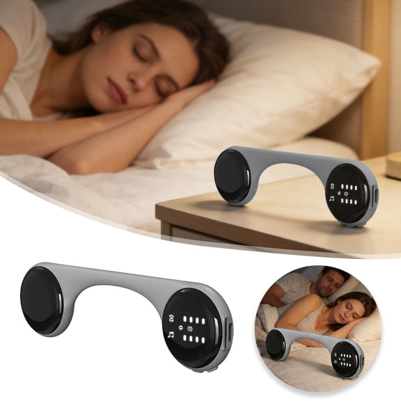 BotaniNest Under Pillow Speaker BT for Sleeping, Bone Conduction Stereo, Portable White Noise Machine, for Improved Sleep. (Grey)