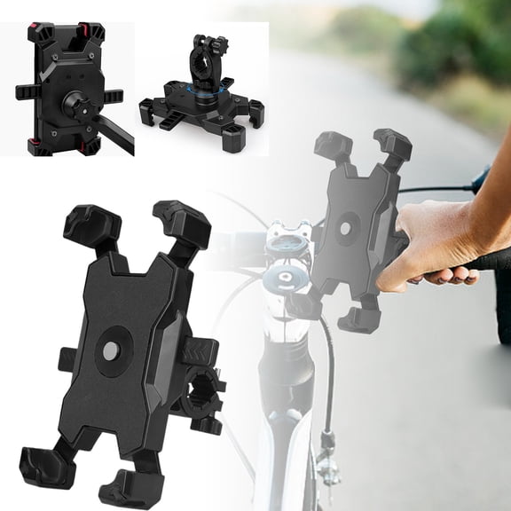 BotaniNest Universal Bike Phone Holder For Secure Cycling Adjustable And Easy To Install Smartphone Mount For Handlebar Compatible With 3.5 6.8 Inch Devices Sturdy And Design