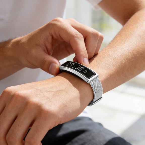 BotaniNest Universal Smart Fitness Wristband Compatible With IPhone Android Phones For Heart Rate Sleep