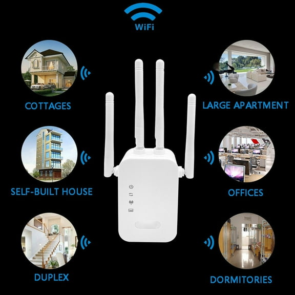 BotaniNest "Unleash The Power Of High Speed Internet With Our 1200M Band 5G WiFi Repeater To Blazing Fast !"