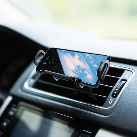 BotaniNest Upgrade High Intelligent Mobile Phone/Pad Holder 2 In 1 Auto Rotating Phone Holder Wireless Charging Dock Smart Car Mount For Smartphone/Tablet/Foldable Device