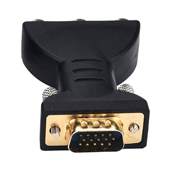 BotaniNest VGA To Video 15 Pin LCD Adapter TV Video Female Component Converter RGB
