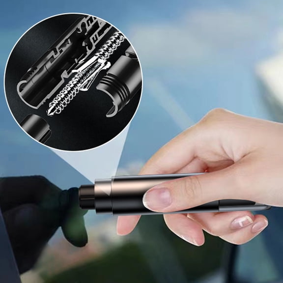 BotaniNest Window With Seat Belt Cutter 2 IN 1 Harmmer Emergency Escape For Breaking Window Emegency For Bus Universal Exterior Window For Emergency Situations Glass For Escape