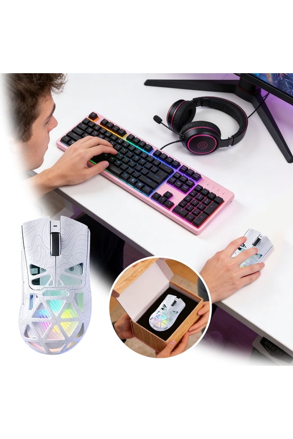 Wireless Game The Third Mock Examination USB C/ Computer Programmable Game With Continuous Key RGB Light Suitable For PC/laptop/