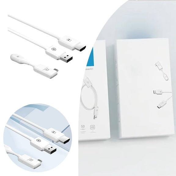 BotaniNest Wireless HDTV Transmitter And Receiver USB Wireless Screen Projector For Easy PC Video And Audio Streaming