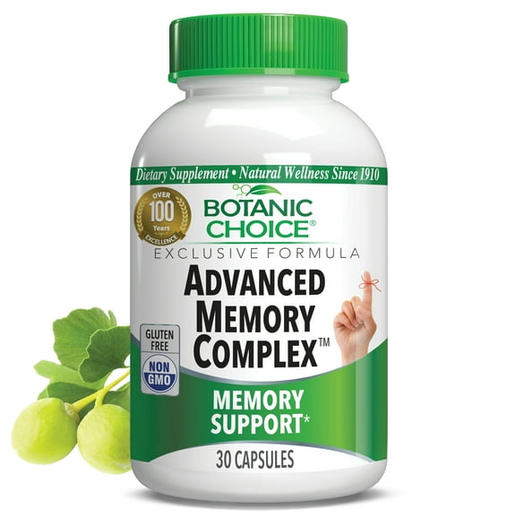 Botanic Choice Advanced Memory Complex Memory Dietary Supplement, 30 capsules