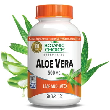 Botanic Choice Aloe Vera Digestive Herbal Supplement, 90 Capsules