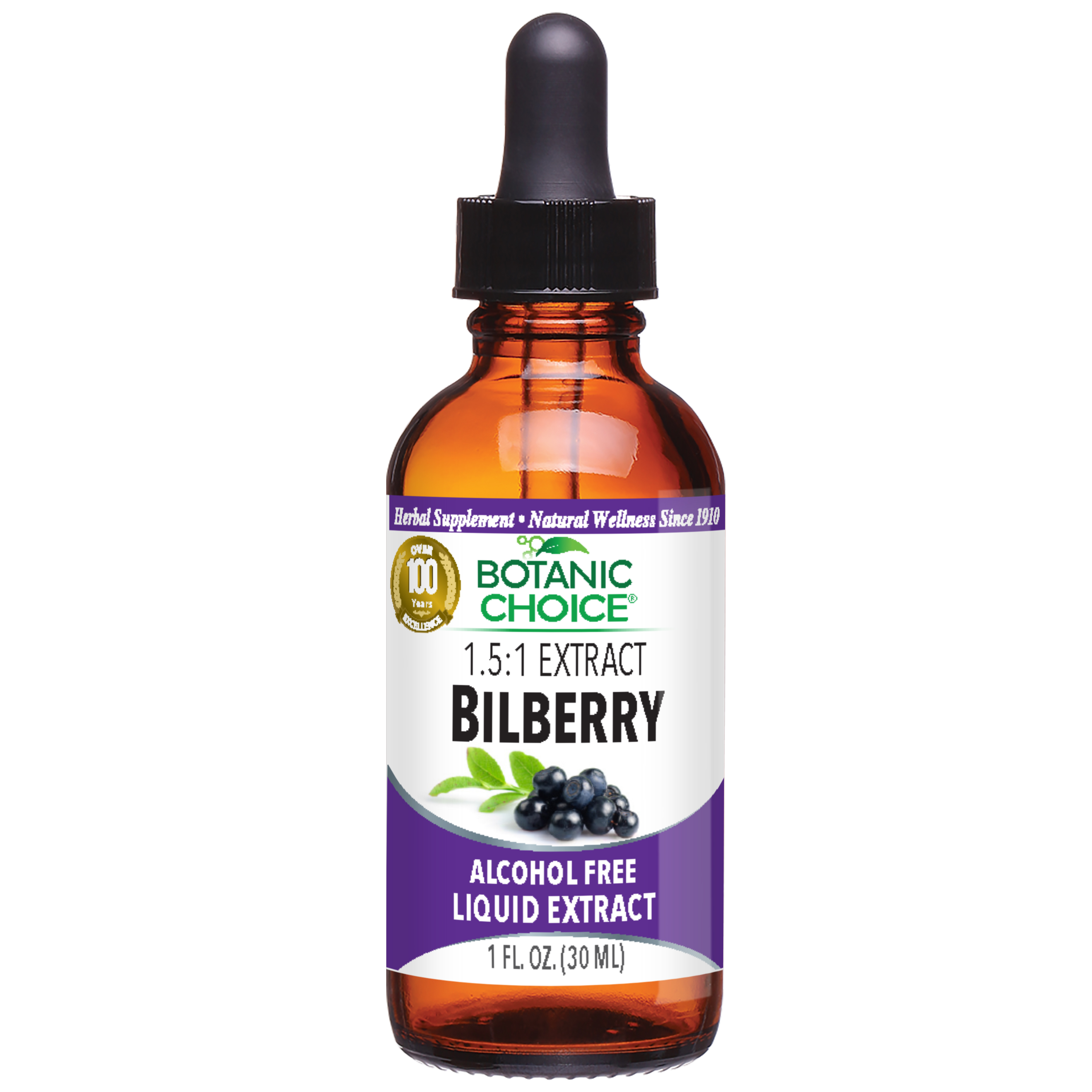 Botanic Choice Bilberry Liquid Extract , 1 oz