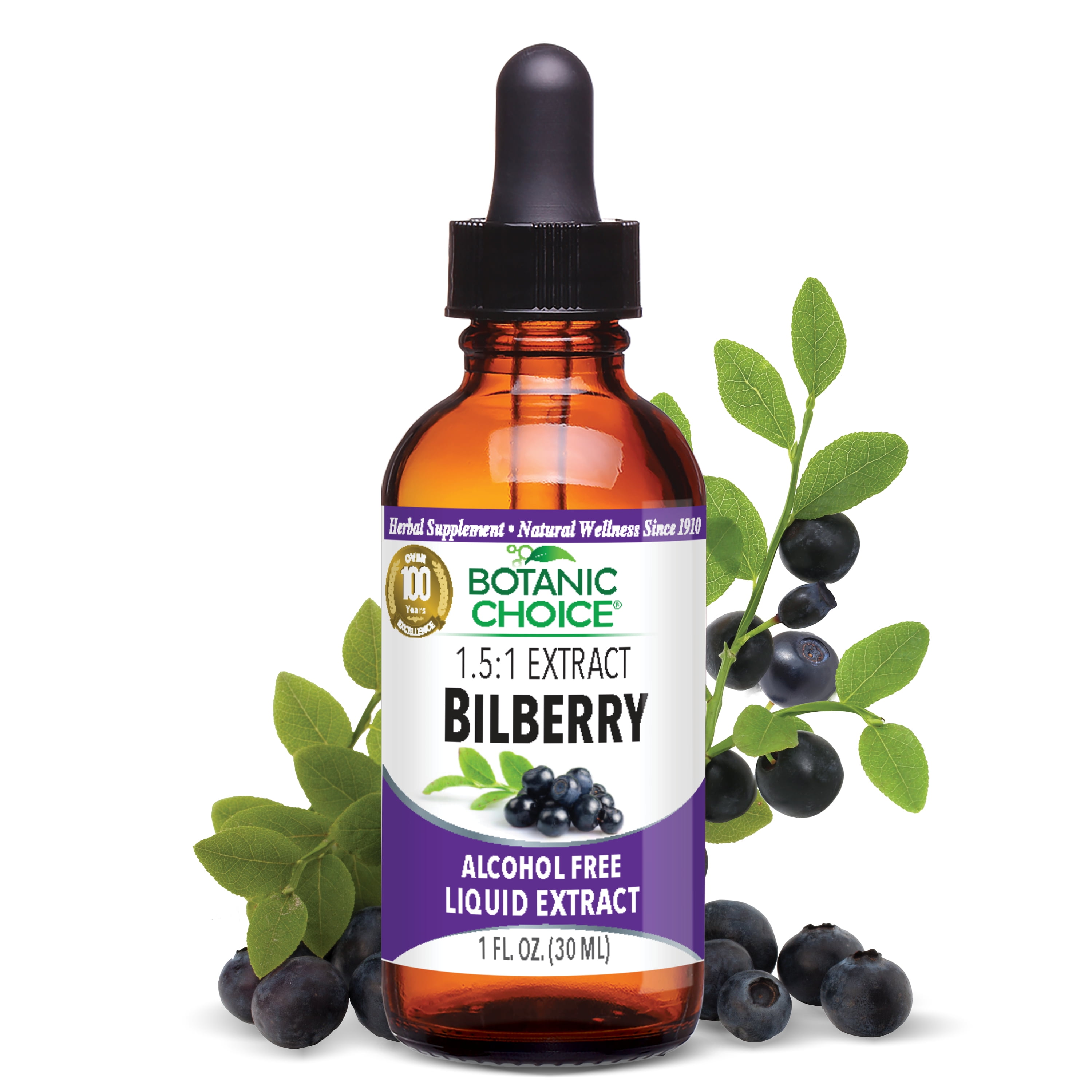 Botanic Choice Bilberry Liquid Extract , 1 oz