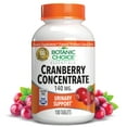 thumbnail image 1 of Botanic Choice Cranberry Concentrate 140 mg. Urinary Support Herbal Supplement, 100 tablets, 1 of 5