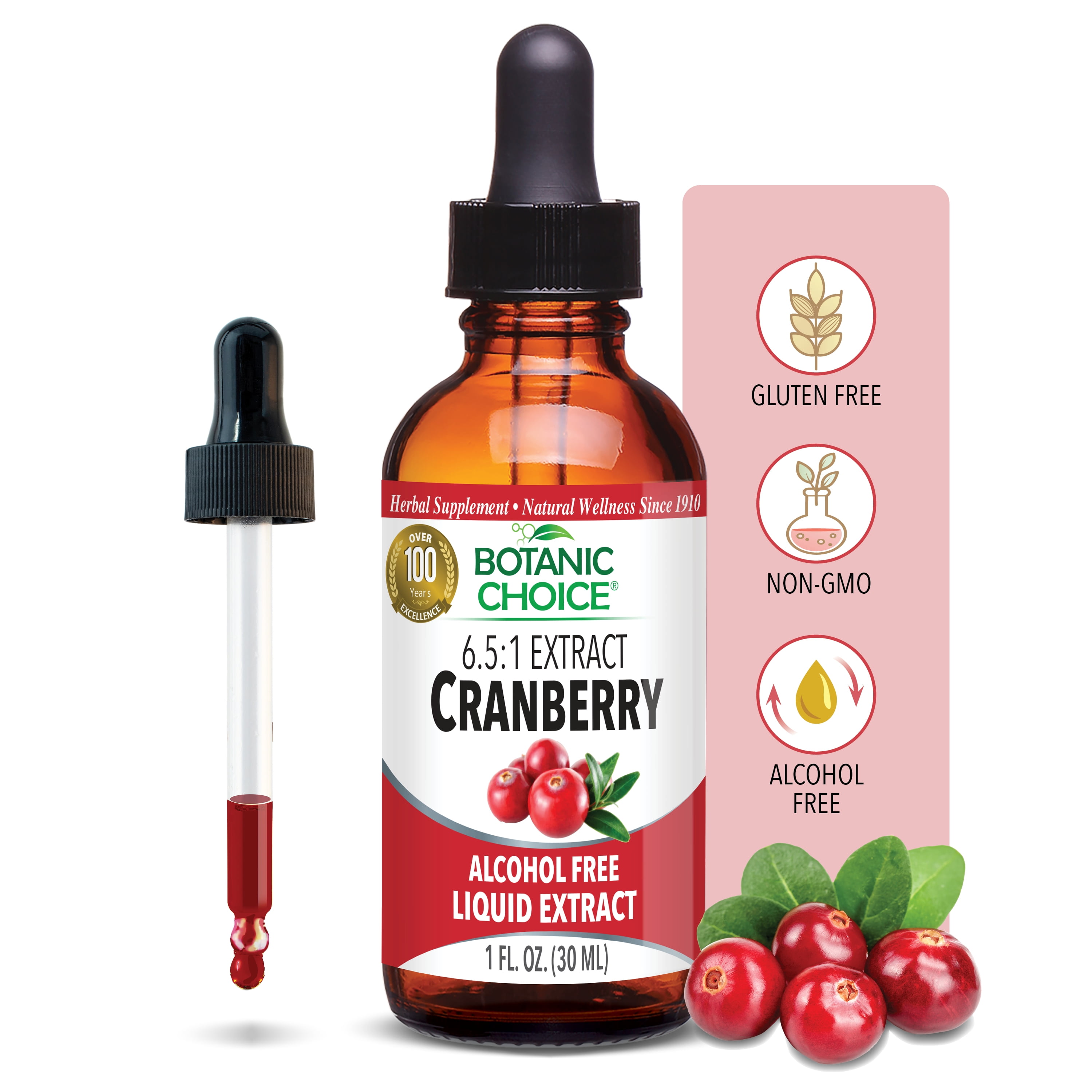 Botanic Choice Cranberry Liquid Extract , 1 oz