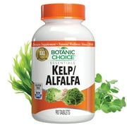 Botanic Choice Kelp/Alfalfa Green Foods Herbal Supplement, 90 Tablets