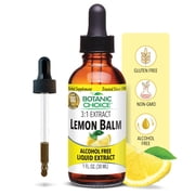 Botanic Choice Lemon Balm Extract, Traditional Calming Support, Liquid Dietary Supplement, 1 Fluid Ounce