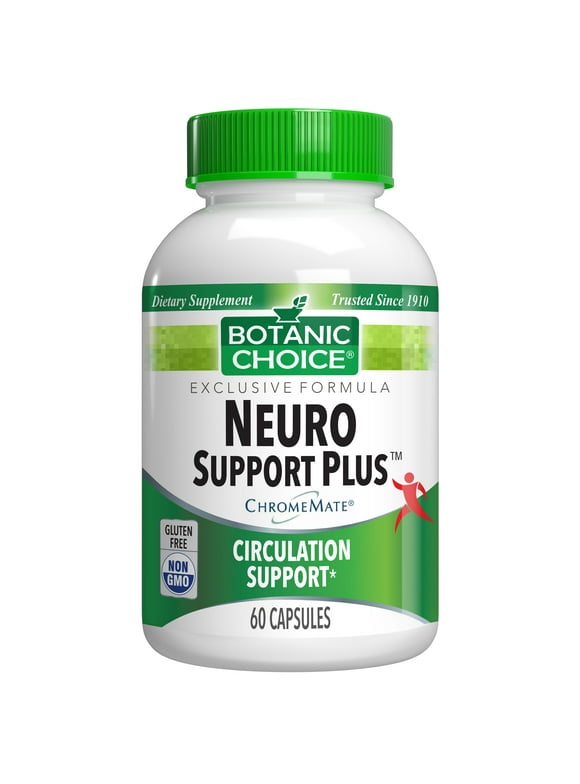 Botanic Choice Neuro Support Plus, 60 Ct - For Healthy Feet and Nerves