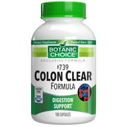 Botanic Choice No. 739 Colon Clear Formula Daily Colon Supplement, 180 Ct