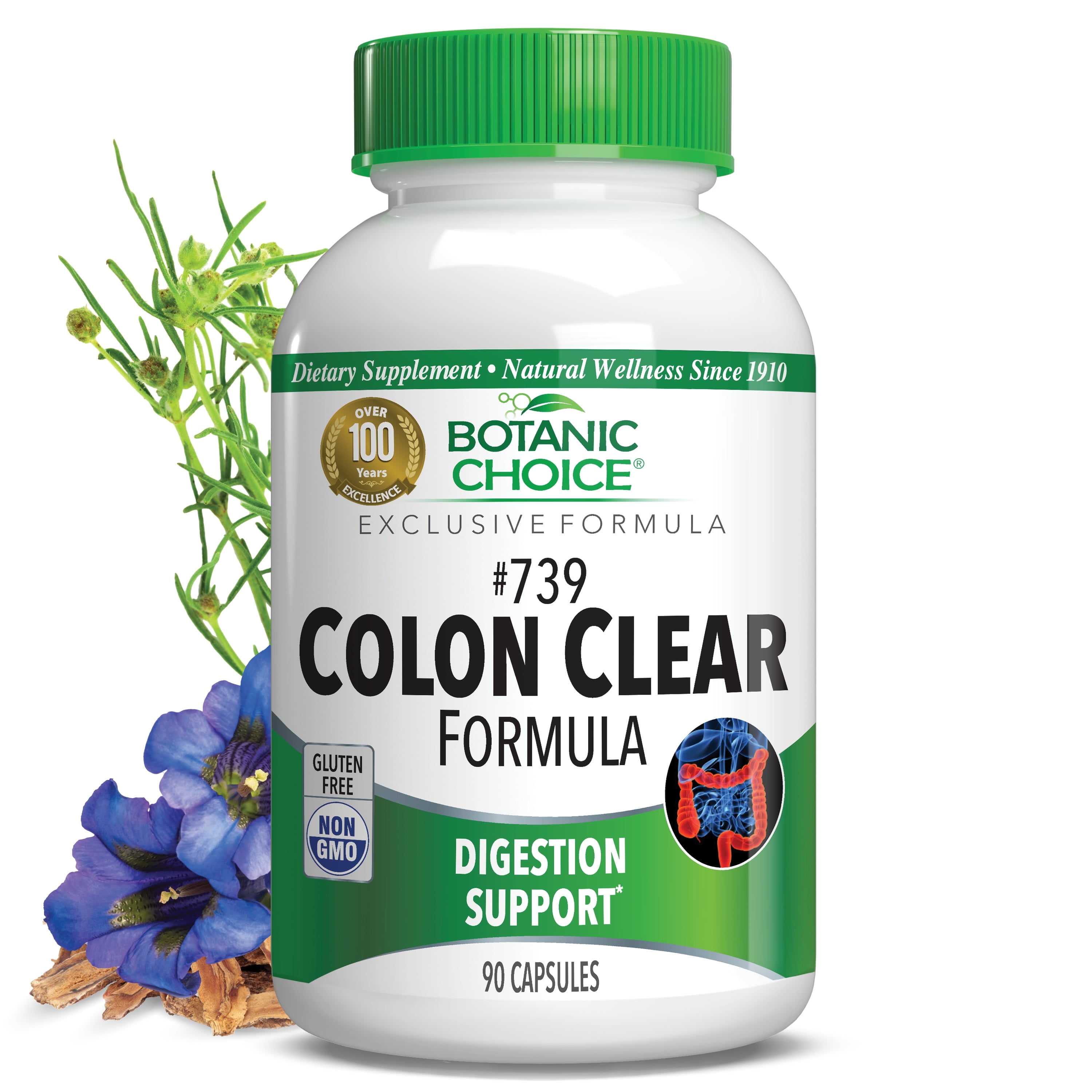 Botanic Choice Healthy Bowel Cleanse & Digestion Ease Pills, No. 739 ...