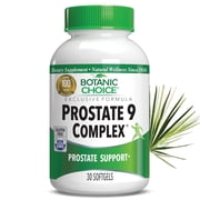Botanic Choice Prostate 9 Complex, Herbal Prostate Support Supplement - 30 Softgel Capsules