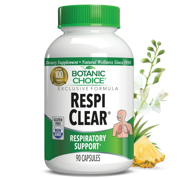 Botanic Choice Respi Clear® Respiratory Dietary Supplement, 90 capsules